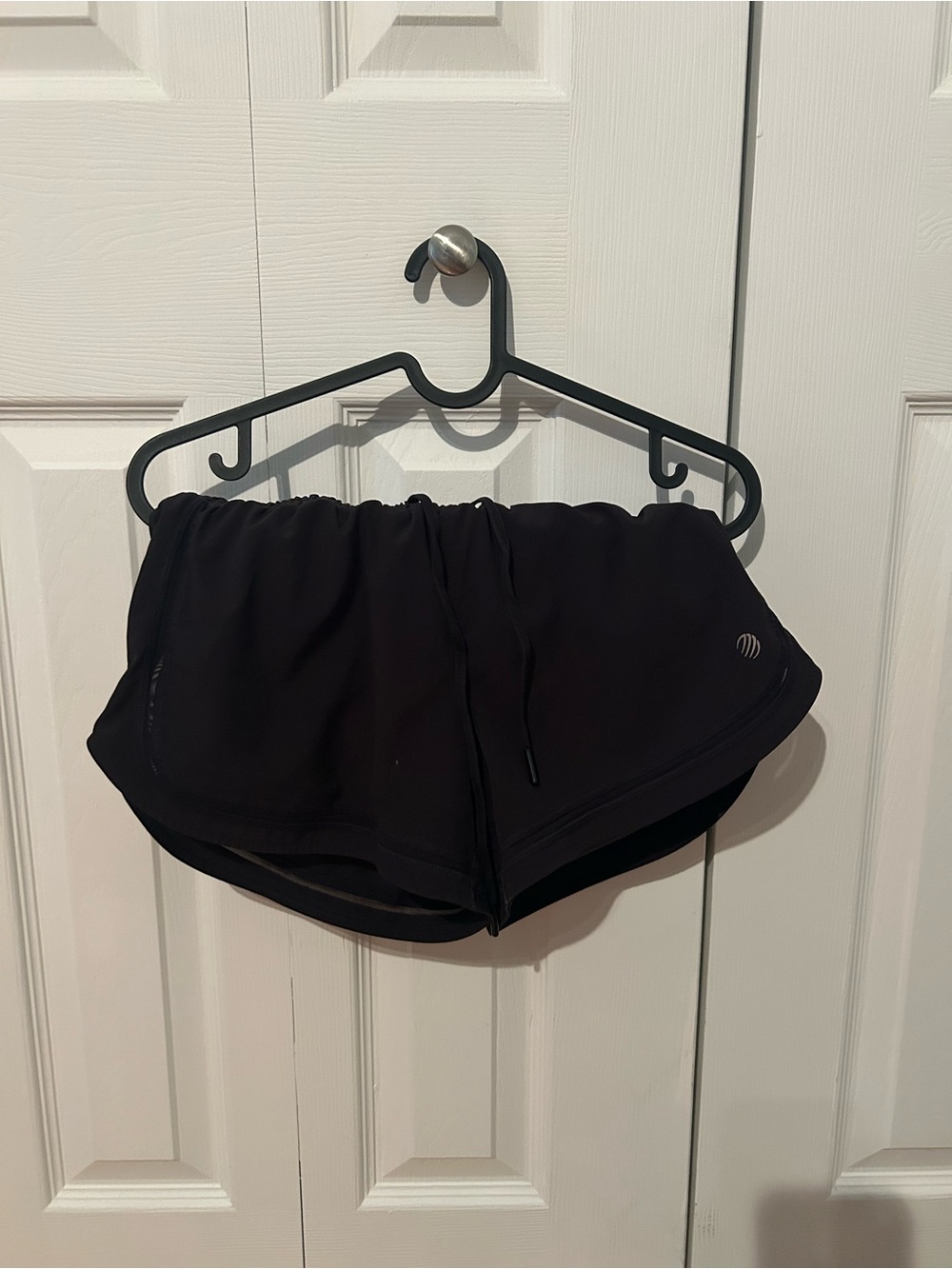Black Women's Athletic Shorts - Brand Not Visible